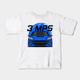 Front Blue 3 MPS Mazdaspeed3 JDM Kids T-Shirt